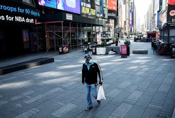 New York; Coronavirus; Times Square