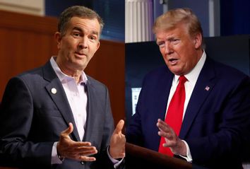 Ralph Northam; Donald Trump