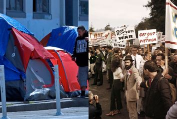 Homeless; Vietnam War Protest; COVID-19