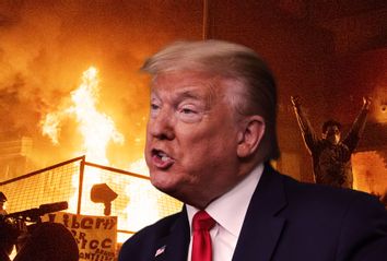 Donald Trump; Minneapolis; Protest; Fire