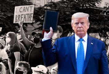 Donald Trump; Protest; Bible; Photo-Op