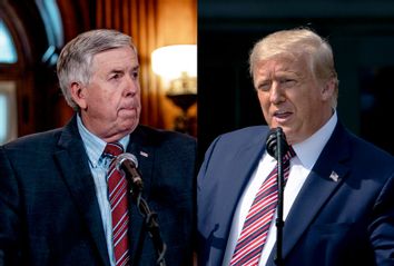 Mike Parson; Donald Trump