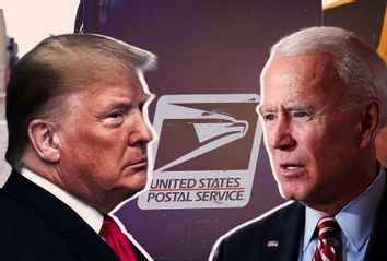 Donald Trump Joe Biden; USPS