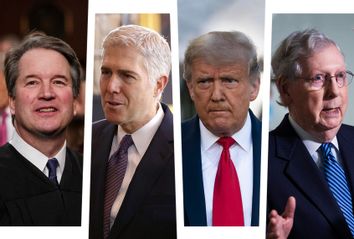 Brett Kavanaugh; Neil Gorsuch; Donald Trump; Mitch McConnell