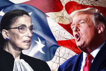 Ruth Bader Ginsburg and Donald Trump