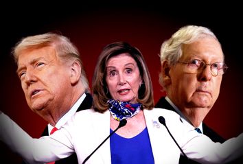 Nancy Pelosi; Mitch McConnell; Donald Trump