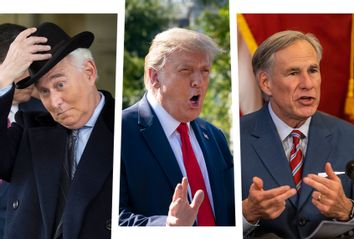 Roger Stone; Donald Trump; Greg Abbott