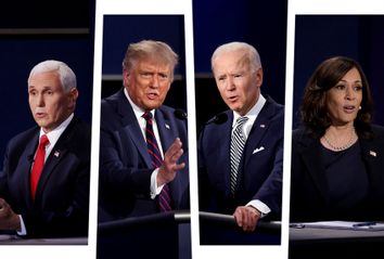 Mike Pence; Donald Trump; Joe Biden; Kamala Harris