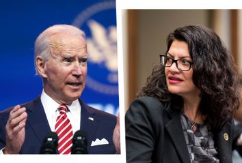 Joe Biden; Rashida Tlaib