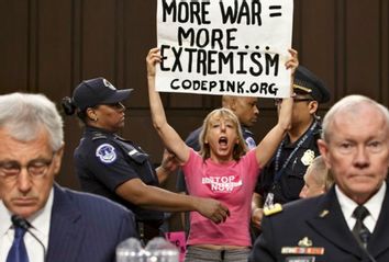 War makes terrorism; CODEPINK