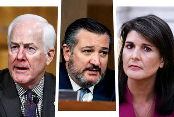 John Cornyn; Ted Cruz; Nikki Haley