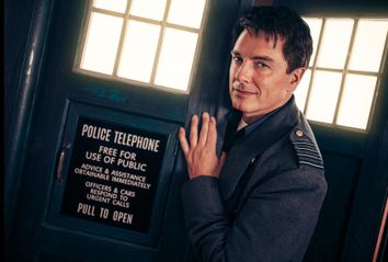 John Barrowman as Captain Jack Harkness in 