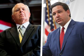 Rush Limbaugh and Ron Desantis