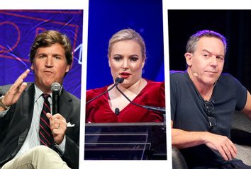 Tucker Carlson; Meghan McCain; Greg Gutfeld