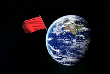 Planet Earth; Red Flag