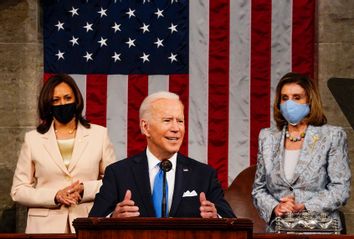 Joe BIden; Kamala Harris; Nancy Pelosi