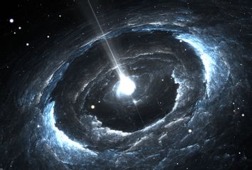 Highly magnetized rotating neutron star