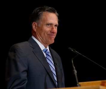 Sen. Mitt Romney was booed Saturday at a Utah GOP convention.