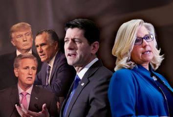 Paul Ryan; Liz Cheney; Donald Trump; Mitt Romney; Kevin McCarthy
