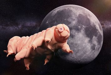 Tardigrade; Moon; Space