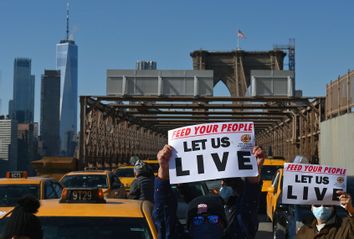 Taxi Labor Protest