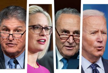 Joe Manchin; Kyrsten Sinema; Chuck Schumer; Joe Biden