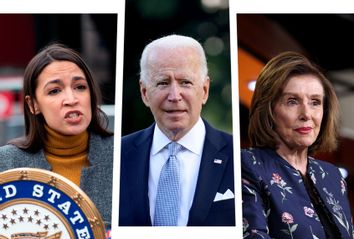 Alexandria Ocasio-Cortez; Joe Biden; Nancy Pelosi