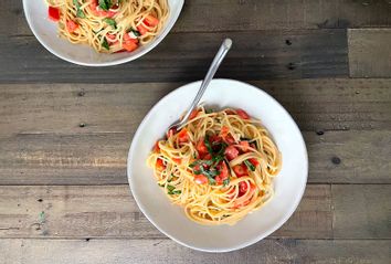 Tomato Brie Pasta