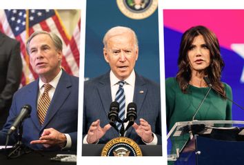 Greg Abbott; Joe Biden; Kristi Noem