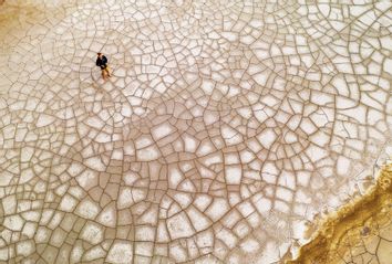 Dried up earth; Climate Change
