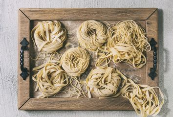 Homemade uncooked pasta