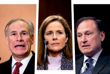 Greg Abbott; Amy Coney Barrett;  Samuel Alito