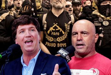 Tucker Carlson; Joe Rogan; Proud Boys