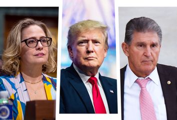 Kyrsten Sinema; Donald Trump; Joe Manchin