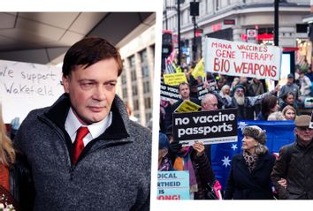 Andrew Wakefield; COVID-19; Vaccine Protest