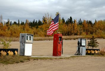 Old gas station