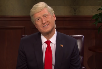 James Austin Johnson as Donald Trump on 