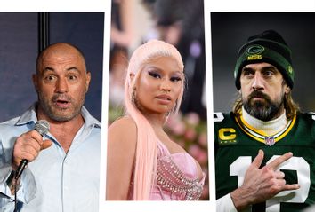 Joe Rogan; Nicki Minaj; Aaron Rodgers