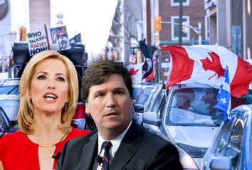 Laura Ingraham; Tucker Carlson; Canada Vaccine Mandate Protest