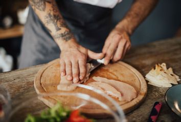 Cutting Chicken