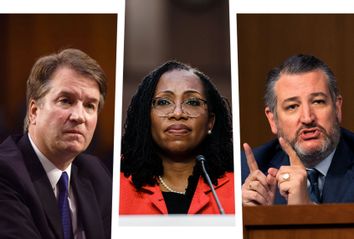 Brett Kavanaugh, Ketanji Brown Jackson and Ted Cruz