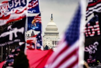 US Capitol; Trump Supporters