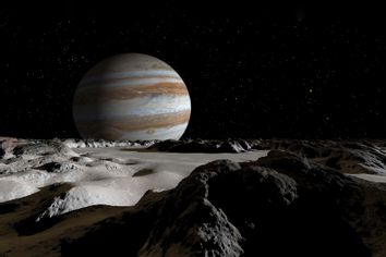 Jupiter's large moon, Europa