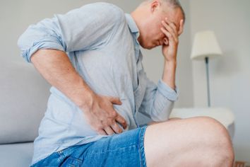 Terrible pain in the abdominal area