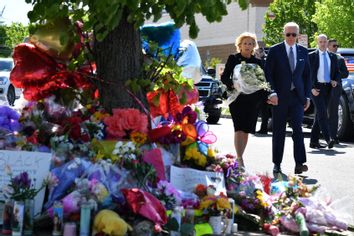 Joe Biden; Buffalo Shooting Memorial