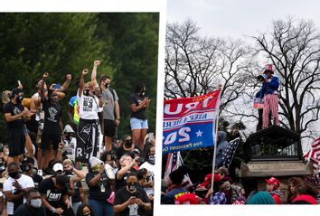 BLM Protest; Capitol Riot Protest