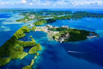 Palau Malakal Island and Koror