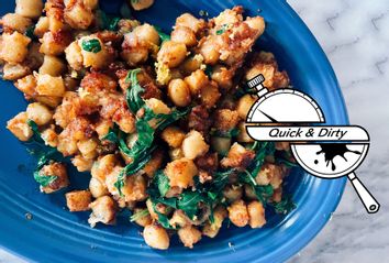 Lemony miso gnocchi