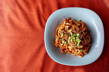 Caramelized tomato udon