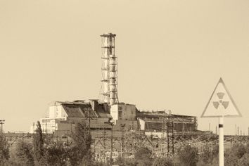 Chernobyl Nuclear reactor 4 which exploded in 1986